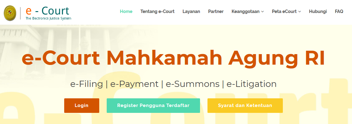 APLIKASI ECOURT