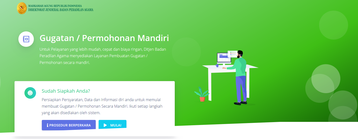 Gugatan/Permohonan Mandiri